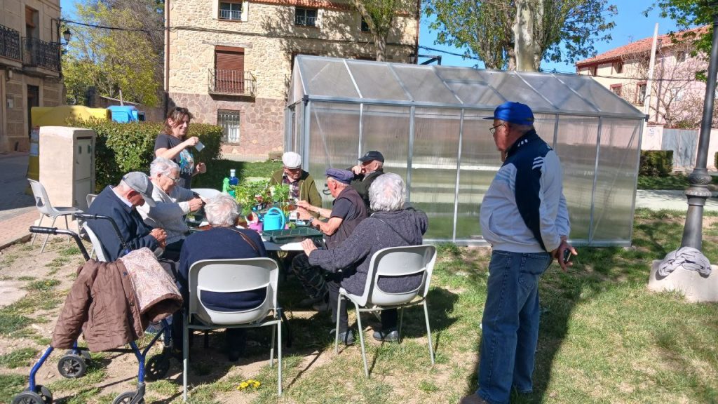 Actividad de jardinería terapéutica en Maranchón